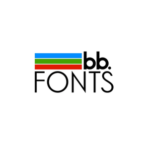 BB Fonts brand logo for bbfonts.com