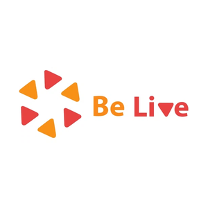 Be brand logo for be.live