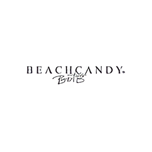 Beach Candy brand logo for beachcandyswimwear.com