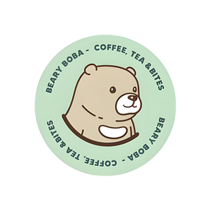 Beary Boba brand logo for bearyboba.shop