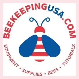 Beekeeping USA brand logo for beekeepingusa.com