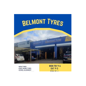 Belmont Tyres brand logo for belmonttyres.co.uk