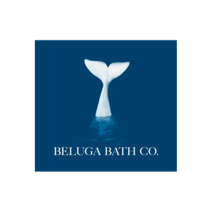 Beluga Bath brand logo for belugabath.com