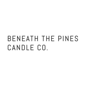 beneaththepinescandleco brand logo for beneaththepinescandleco.com