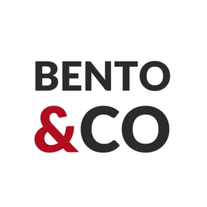 Bento&co brand logo for bentoandco.com