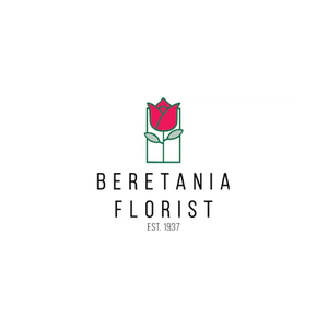 beretaniaflorist brand logo for beretaniaflorist.com