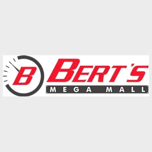 Bert's Mega Mall brand logo for bertsmegamall.com