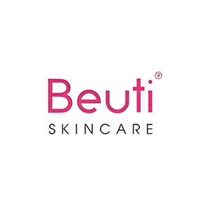 Beuti brand logo for beutiskincare.com