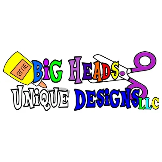 Big Heads brand logo for bigheadsuniquedesigns.com