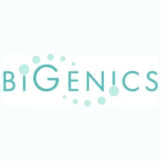 Bigenics brand logo for bigenics.com