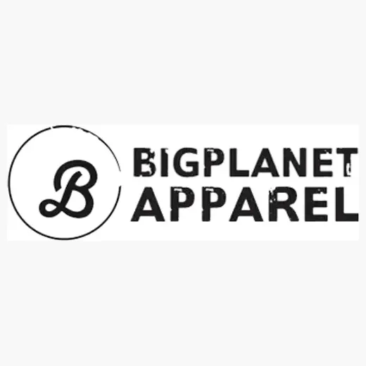 bigplanetapparel brand logo for bigplanetapparel.com