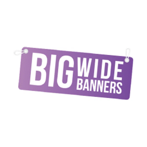 bigwidebanners brand logo for bigwidebanners.com