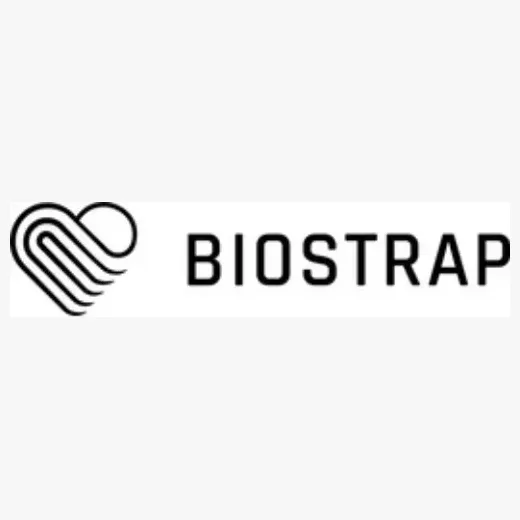 Biostrap brand logo for biostrap.com