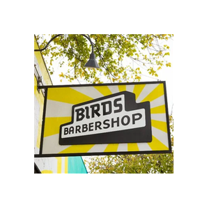 Birds Barbershop brand logo for birdsbarbershop.com