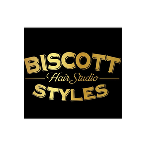 Biscott brand logo for biscottstyleshairstudio.com
