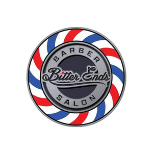 Bitter End brand logo for bitterendsbarbersalon.com