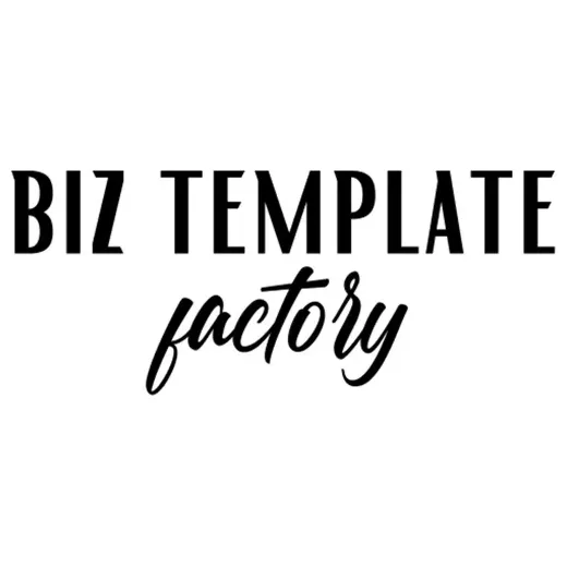 Biz Template Factory brand logo for biztemplatefactory.com