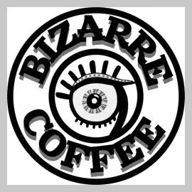 Bizarre brand logo for bizarrecoffee.com