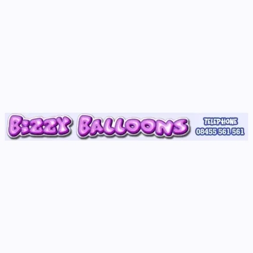 Bizzy Balloons brand logo for bizzyballoons.com