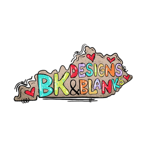 BK Designs and Blanks brand logo for bkdesignsandblanks.com