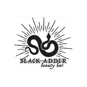 Black Adder brand logo for blackadderbeautybar.com