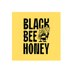 Black Bee Honey brand logo for blackbeehoney.com