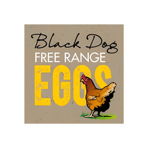 Black Dog Eggs brand logo for blackdogeggs.co.uk