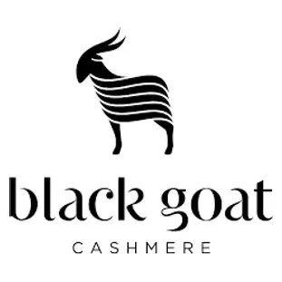 Black Goat Cashmere brand logo for blackgoatcashmere.com