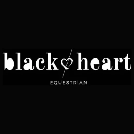 Black Heart Equestrian brand logo for blackheartequestrian.com