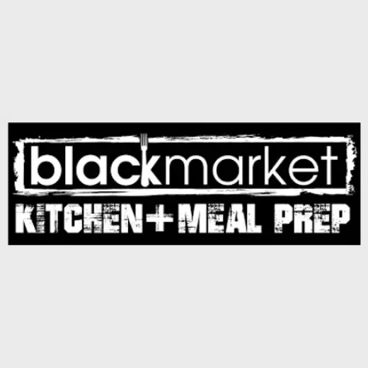 Black Market Meal Prep brand logo for blackmarketmealprep.com