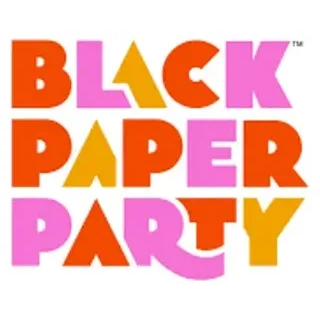 Black Paper Party brand logo for blackpaperparty.com