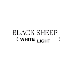 Black Sheep White Light brand logo for blacksheepwhitelight.com
