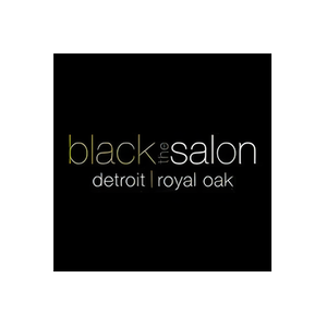 Black The Salon brand logo for blackthesalon.com