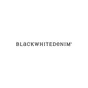 Black White Denim brand logo for blackwhitedenim.com