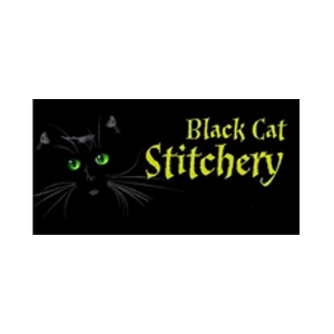 blackcatstitchery brand logo for blackcatstitchery.com