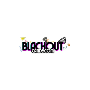 Blackout Cards brand logo for blackoutcards.com