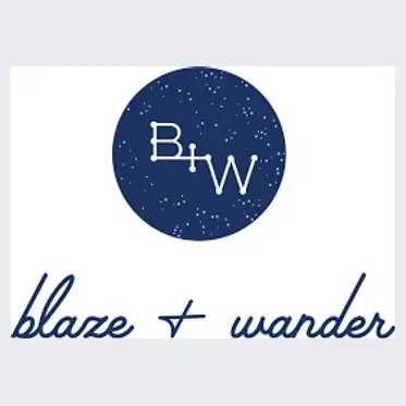 blazeandwander brand logo for blazeandwander.com