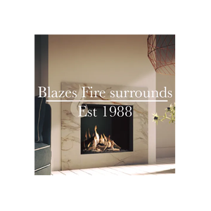 Blazes brand logo for blazesfiresurrounds.co.uk