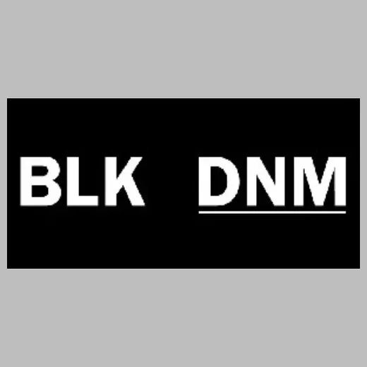 BLK DNM brand logo for blkdnm.com