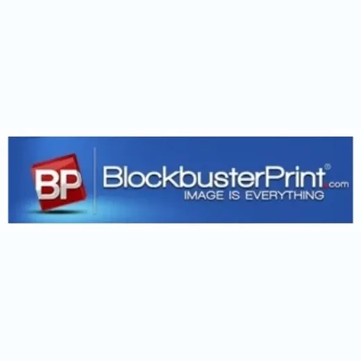 Blockbuster Print brand logo for blockbusterprint.com