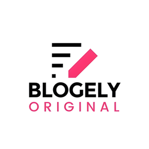 Blogely brand logo for blogely.com