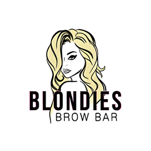 Blondie's Brow Bar brand logo for blondiesbrowbar.com