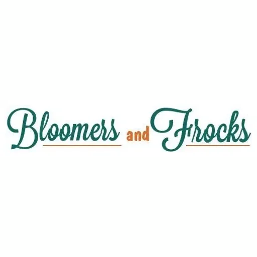 Bloomers and Frocks brand logo for bloomersandfrocks.com