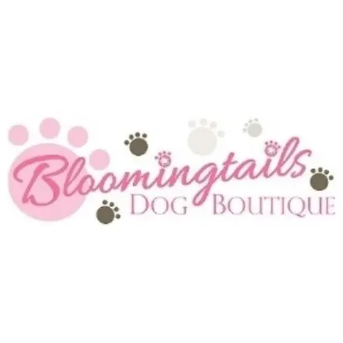 Blooming Tails brand logo for bloomingtailsdogboutique.com