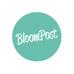 BloomPost brand logo for bloompost.co.uk