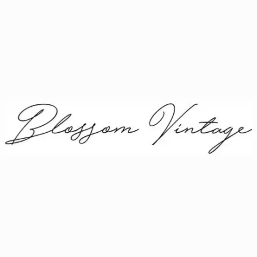 Blossom Vintage brand logo for blossomvintageshop.com