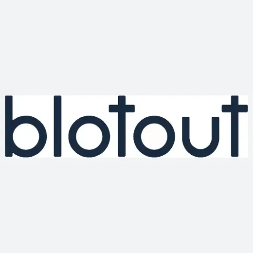 Blotout brand logo for blotout.io