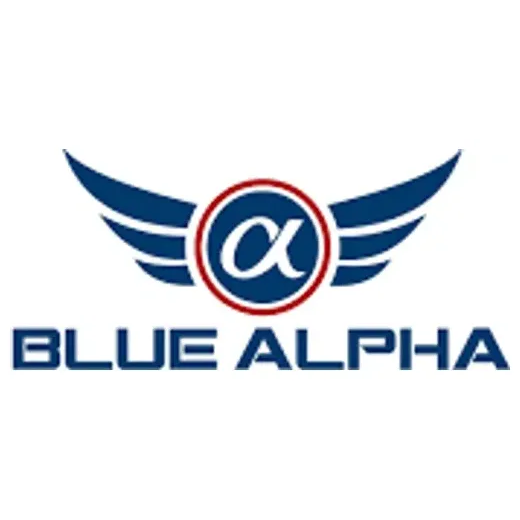 Blue Alpha brand logo for bluealphabelts.com