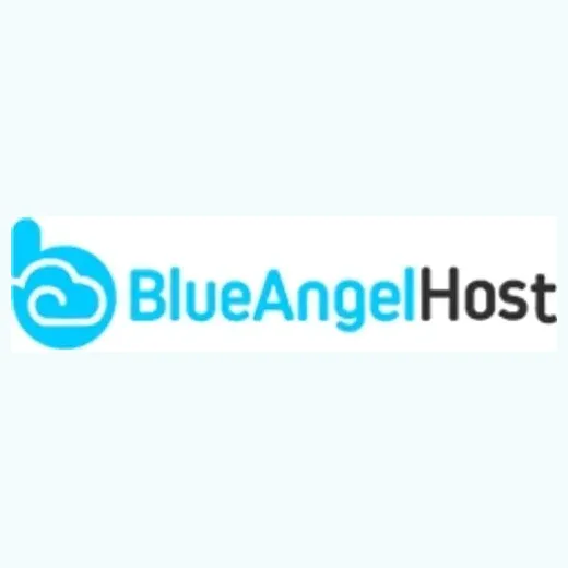 Blue Angel brand logo for blueangelhost.com