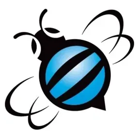 Blue Bee brand logo for bluebeeprinting.com